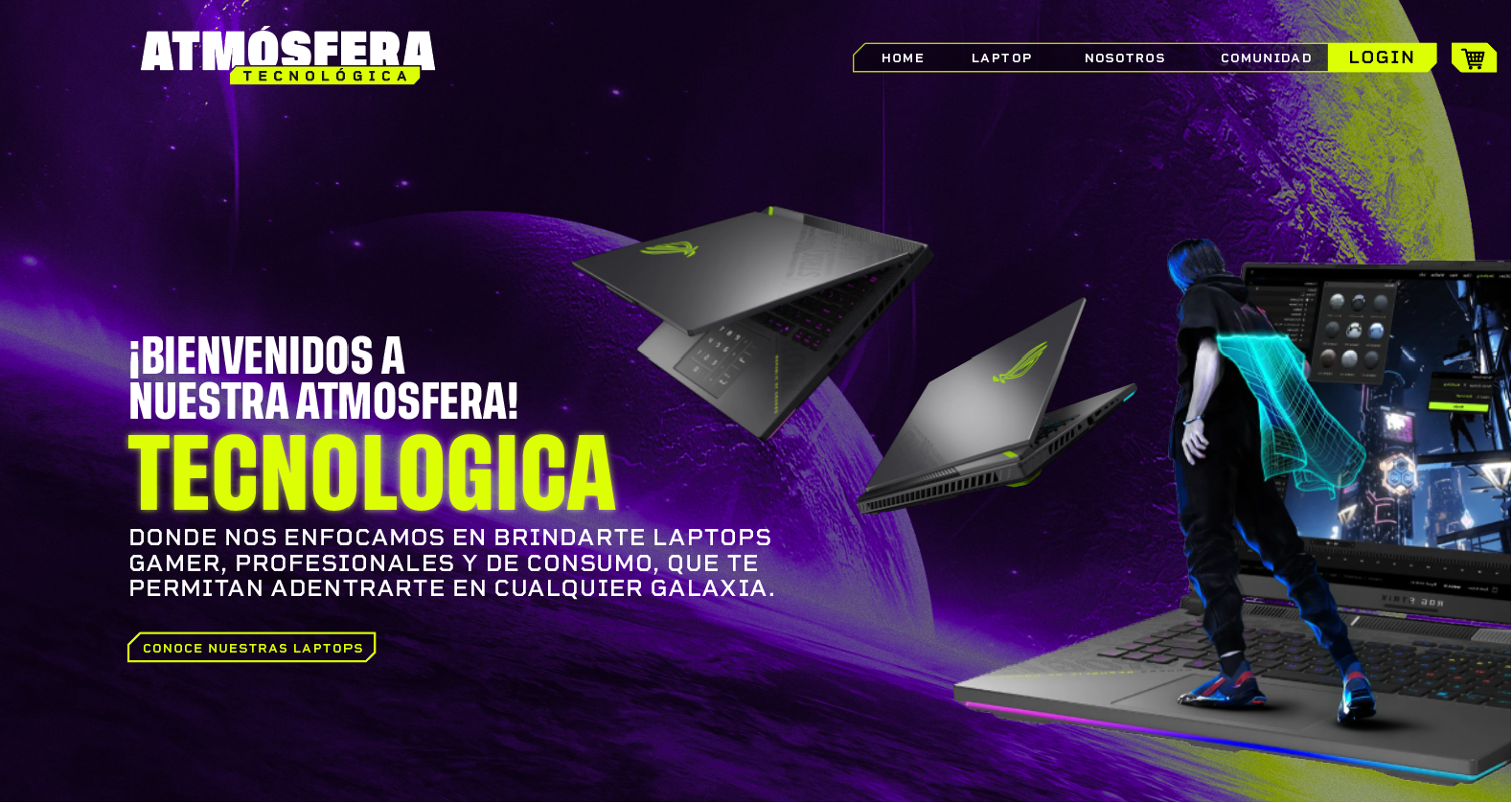 ATM Landing Page
